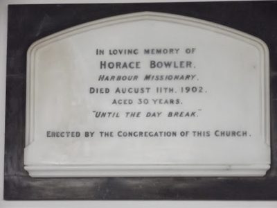 Horace Bowler, Harbour Missionary