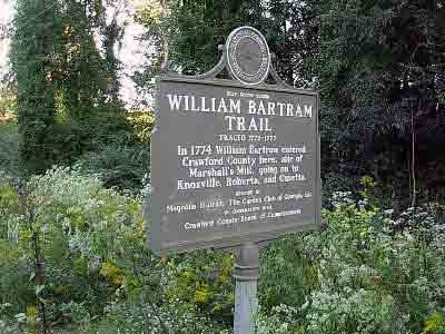William Bartram Trail Traced 1773-1777