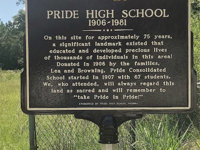 Pride High School  1906-1981