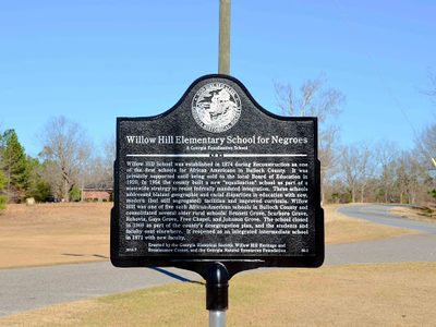 Willow Hill Elementary School for Negroes / A Georgia Equalization School