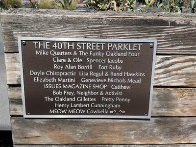 The 40th Street Parklet