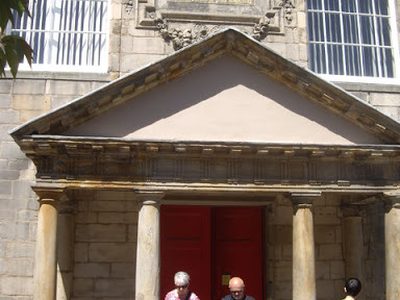 The portico of Canongate Kirk