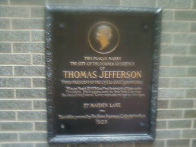 Former residence of Thomas Jefferson