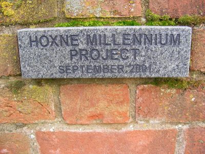 Plaque on St.Edmund's Monument