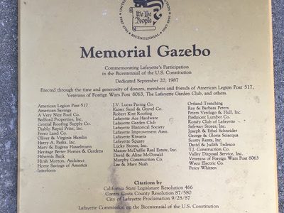 Memorial Gazebo
