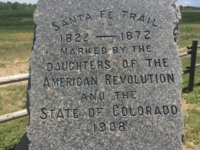 Santa Fe Trail marker