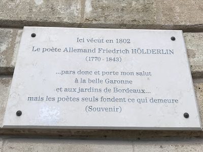 Le poete Allemand Friedrich Holderlin