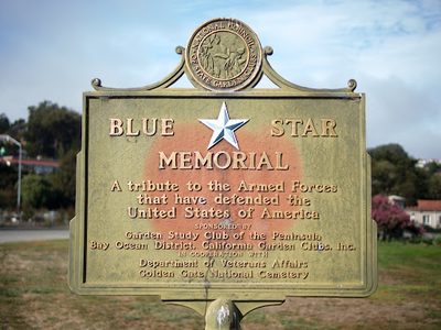 Golden Gate National Cemetery Blue Star Memorial