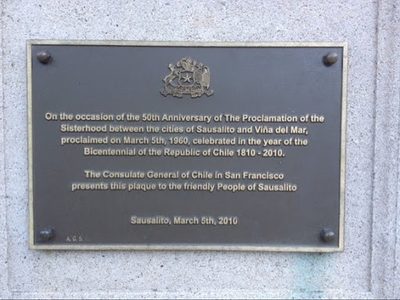 Proclamation of the Sisterhood between the cities of Sausalito and Viña del Mar