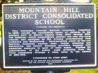 Mountain Hill District Consolidated School [side 1]