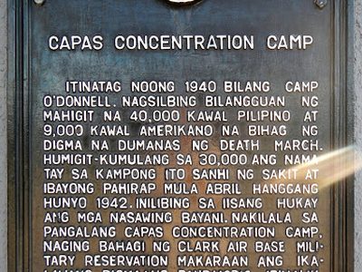Capas Concentration Camp historical marker
