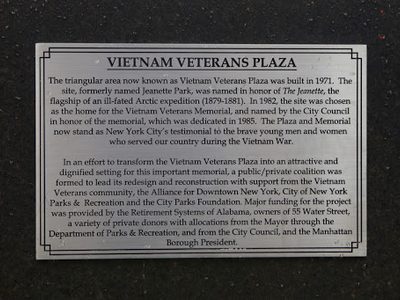 New York Vietnam Veterans Memorial
