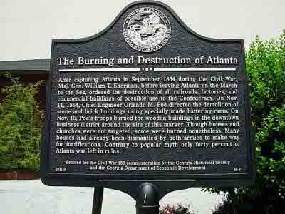 The Burning and Destruction of Atlanta