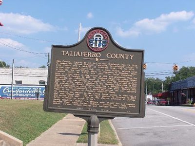 Taliaferro County Historical Marker