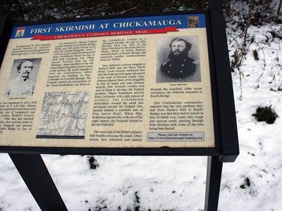 First Skirmish at Chickamauga