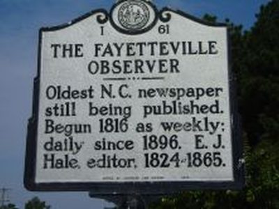 THE FAYETTEVILLE OBSERVER