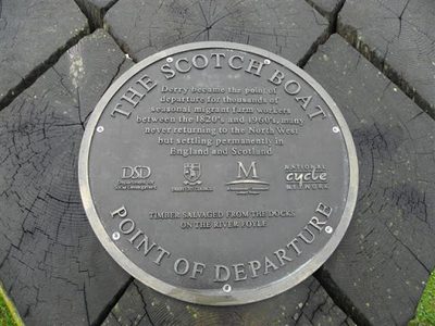 The Scotch Boat Plaque, Derry / Londonderry