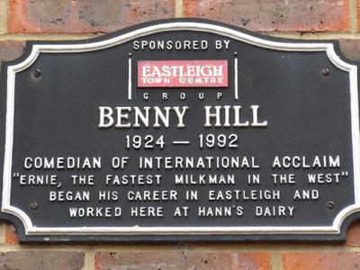 Wall plaque in Wells Place