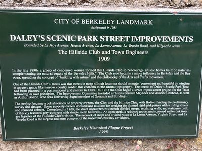 Daley's Scenic Park Street Improvements