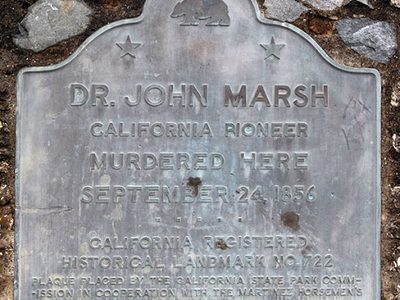 Dr. John Marsh California Pioneer Murdered Here
