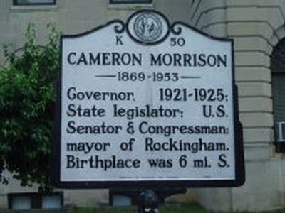 CAMERON MORRISON 1869-1953