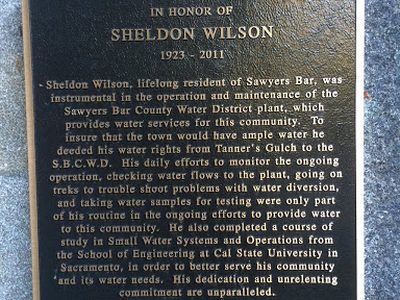 In Honor of Sheldon Wilson