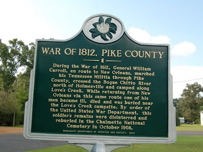 War of 1812, Pike County