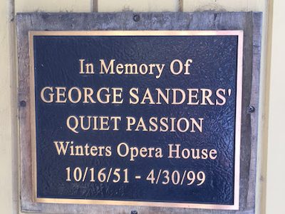 George Sanders' Quiet Passion