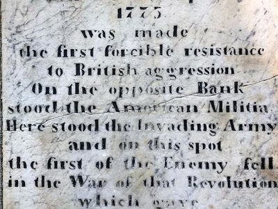 First Forcible Resistance to British Aggression