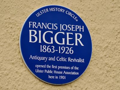 Francis Joseph Bigger plaque, Ballyvesey, Newtownabbey