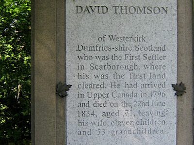 In Memory of David Thomson