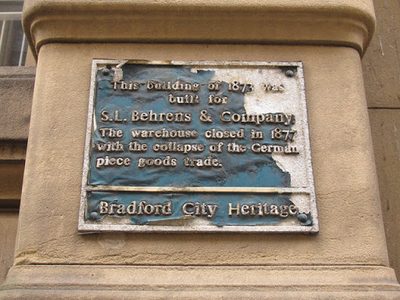 Plaque on Behrens Warehouse