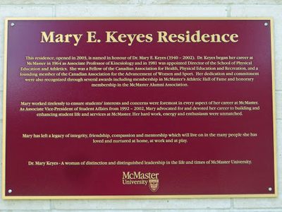 Keyes Residence  (A McMaster University student residence)