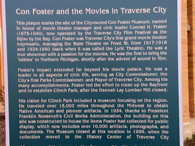 Con Foster and the Movies in Traverse City