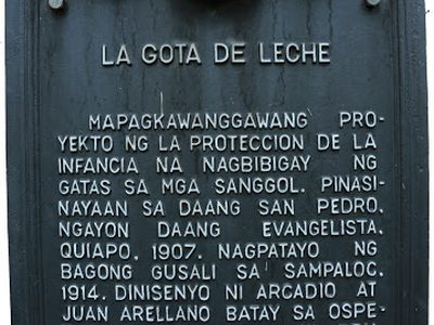 La Gota de Leche historical marker