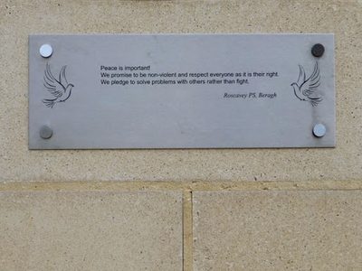 Peace pledge, Roscavey PS, Beragh