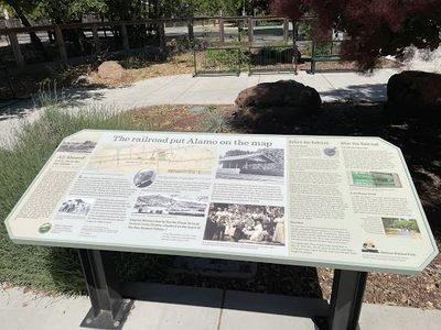 The railroad put Alamo on the map