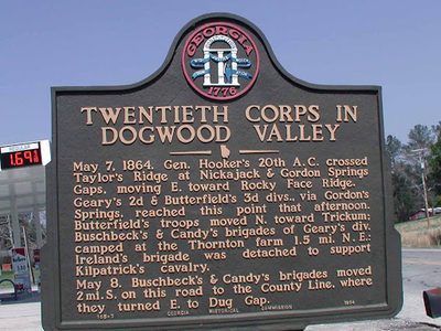 Twentieth Corps in Dogwood Valley