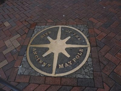 Site of the ancient maypole, Weymouth