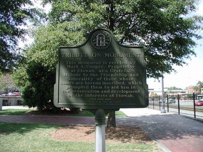 Tribute on Monument (Side 1)