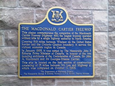 The Macdonald Cartier Freeway