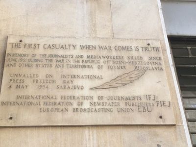 The first casualty when war comes is truth