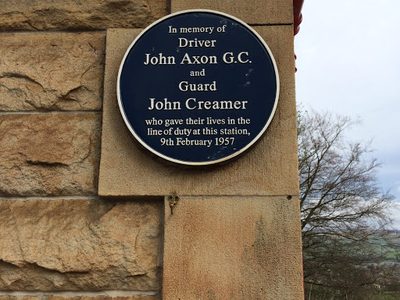 In memory of Driver John Axon and Guard John Creamer