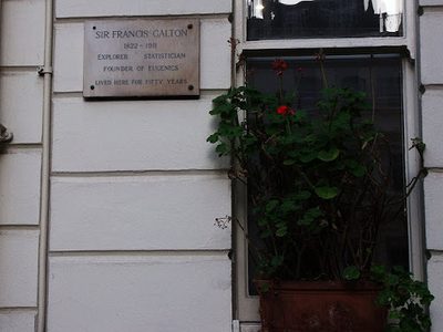 Plaque to Sir Francis Galton
