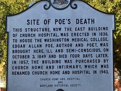Site of Poe's death