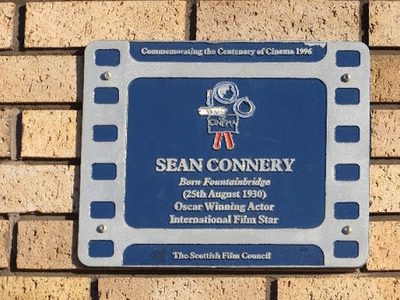 Scottish Film Council plaque, Melvin Walk