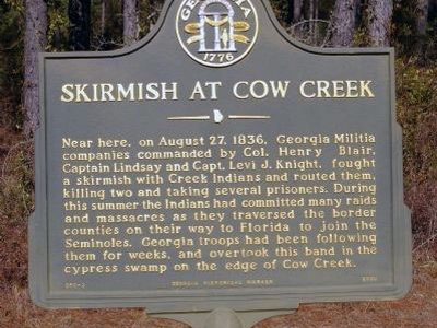 Skirmish at Cow Creek