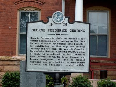 George Frederick Gerding Historical Marker