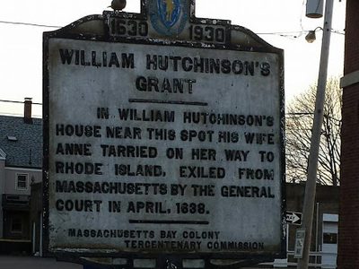William Hutchinson's Grant