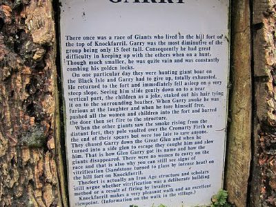 Garry - information plaque